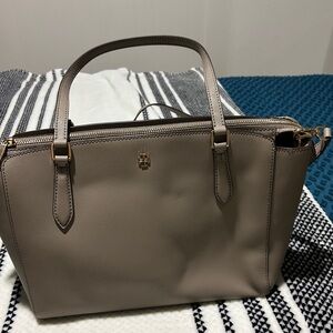 Tory Burch Taupe Shoulder Bag